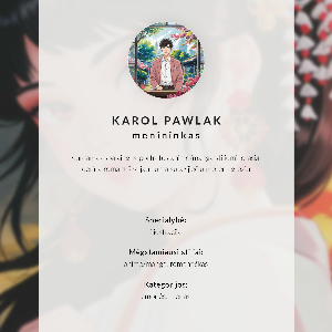 Retro plagát Vzhľad anime