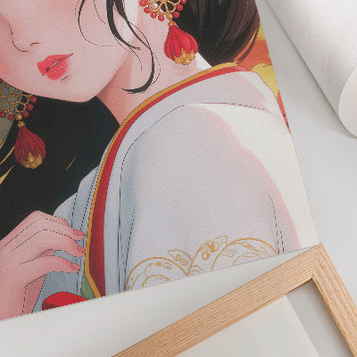 Kunstdruck leinwand Anime-Look