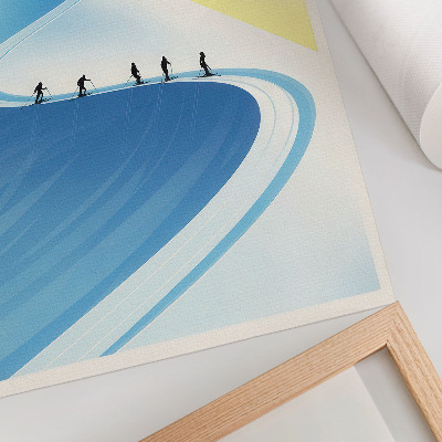 Poster kunstdruck Bergposter