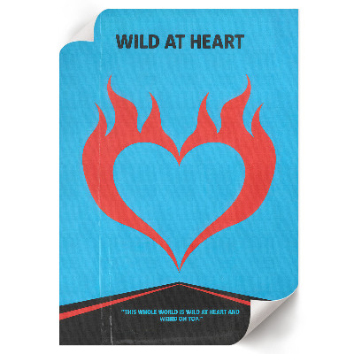 Wand poster Flammendes Herz