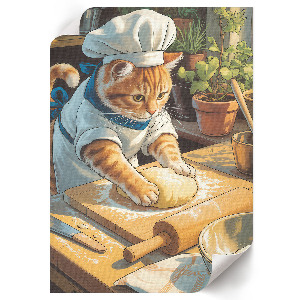 Poster leinwand Chef Cat
