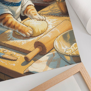 Poster leinwand Chef Cat