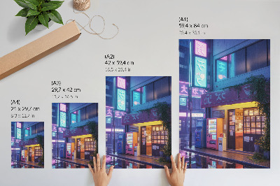 Kunstdruck poster Stadtlandschaft