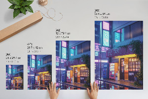 Kunstdruck poster Stadtlandschaft
