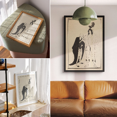 Kunstdruck poster Heroldprüfung