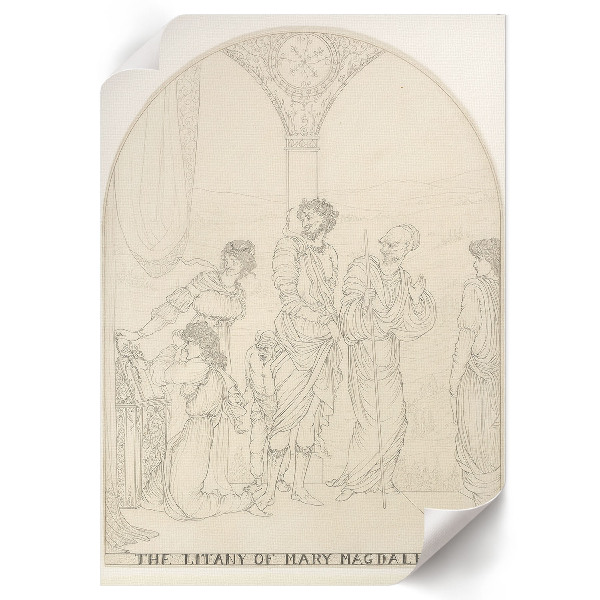 Kunstdruck leinwand Litanei zu Maria