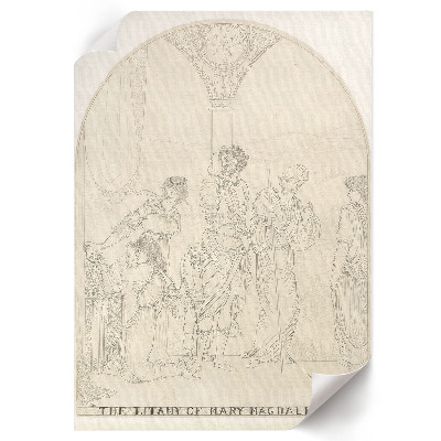 Kunstdruck leinwand Litanei zu Maria