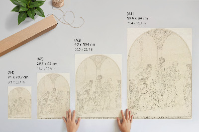 Kunstdruck leinwand Litanei zu Maria