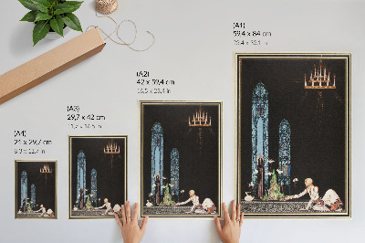 Bilder poster Illustration für ein Buch