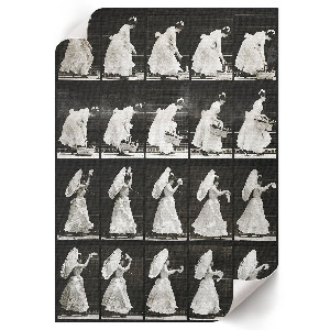 Poster Kunstdruck „Frau mit einem Korb“
