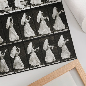 Plagát do obývačky Žena s košíkom