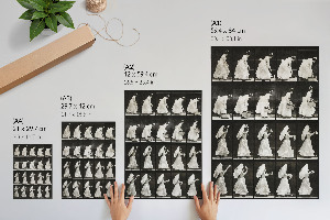 Poster Kunstdruck „Frau mit einem Korb“