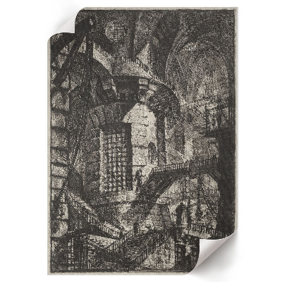Kunstdruck leinwand Rundturm