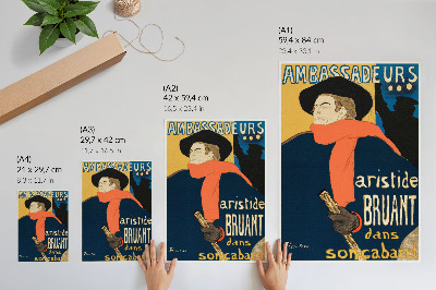 Poster kunstdruck Aristide Bruant