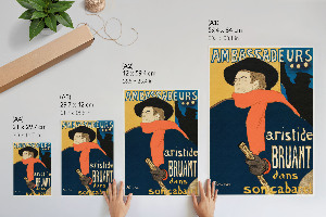 Poster Kunstdruck von Aristide Bruant