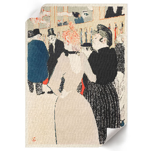 Retro plagát V Moulin Rouge