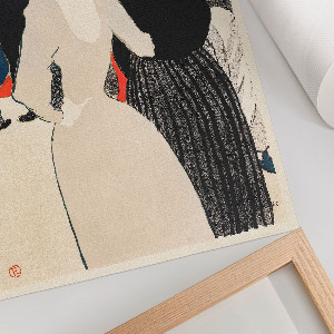 Kunstdruck auf Leinwand mit Motiv „Moulin Rouge“