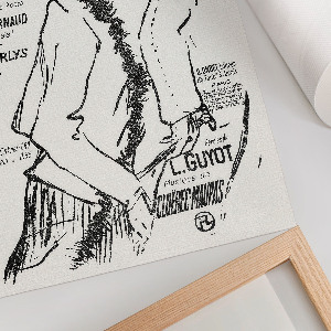 Poster mit Motiv „Armer Wanderer