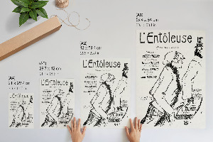 Poster mit Motiv „Armer Wanderer