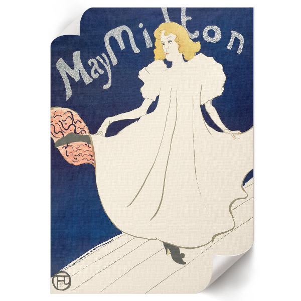 Retro plagát Máj Milton