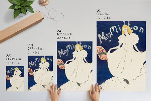 Poster auf Leinwand mit Motiv von May Milton