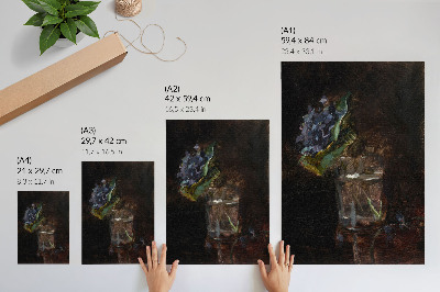 Poster kunstdruck Ein Strauß Veilchen