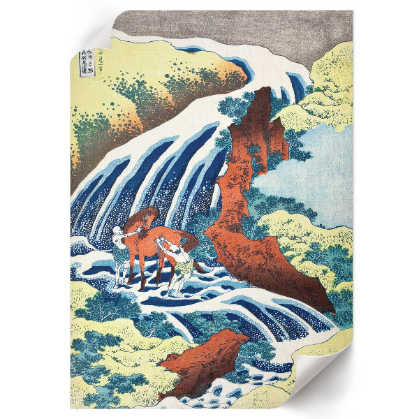 Kunstdruckposter „Yoshitsune‑Wasserfälle"