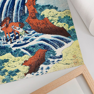 Kunstdruckposter „Yoshitsune‑Wasserfälle