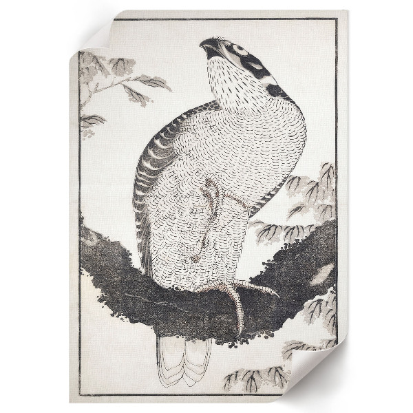 Kunstdruck auf Leinwand mit Vogelmotiv