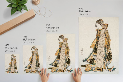 Poster leinwand Japanische Frau