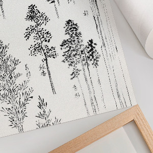 Wandposter mit Kiefernmotiv