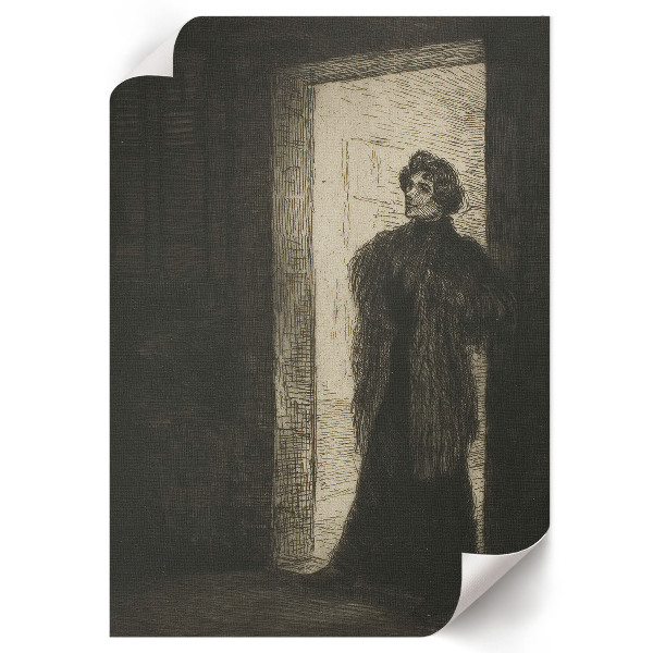 Kunstdruck auf Leinwand „An der Schwelle"