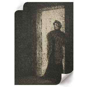 Kunstdruck auf Leinwand „An der Schwelle