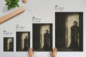 Kunstdruck auf Leinwand „An der Schwelle