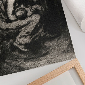 Poster mit Motiv Mutter und Kind