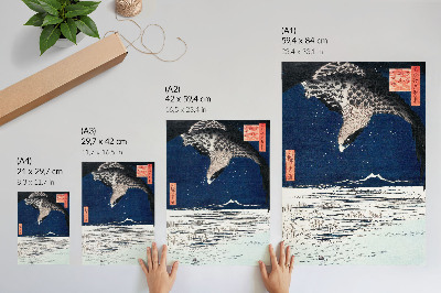 Retro poster Japanischer Falke