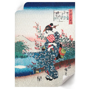 Bilder Poster mit Motiv einer japanischen Frau