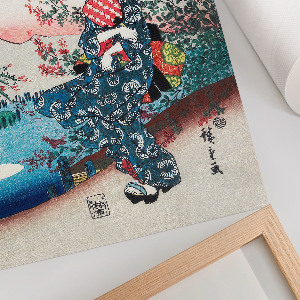 Bilder Poster mit Motiv einer japanischen Frau
