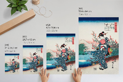 Bilder poster Japanische Frau
