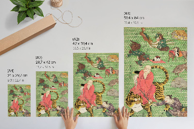 Poster kunstdruck Basketballarbeit