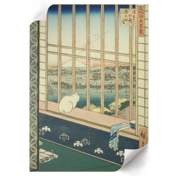 Kunstdruck-Poster „Reisfelder von Asakusa“