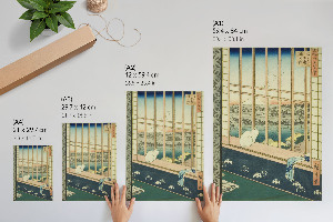Kunstdruck-Poster „Reisfelder von Asakusa“