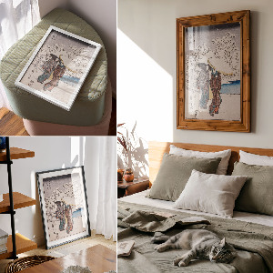 Plagát do obývačky Fudžisawa