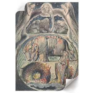 Poster na stenu Behemot a Leviatan