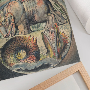 Poster na stenu Behemot a Leviatan