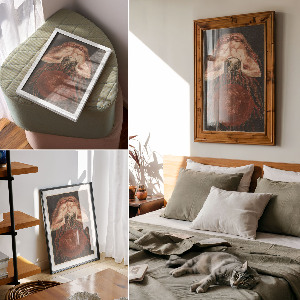 Retro plagát Kniha Urizena