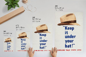 Poster auf leinwand Behalte es für dich