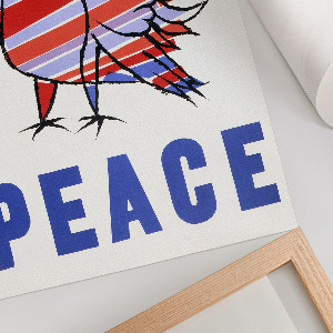 Poster-Kunstdruck „McCarthy-Frieden“