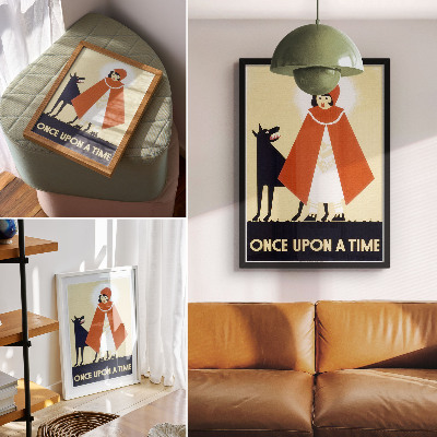 Wand poster Vor langer Zeit