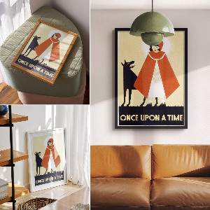 Wandposter „Vor langer Zeit”